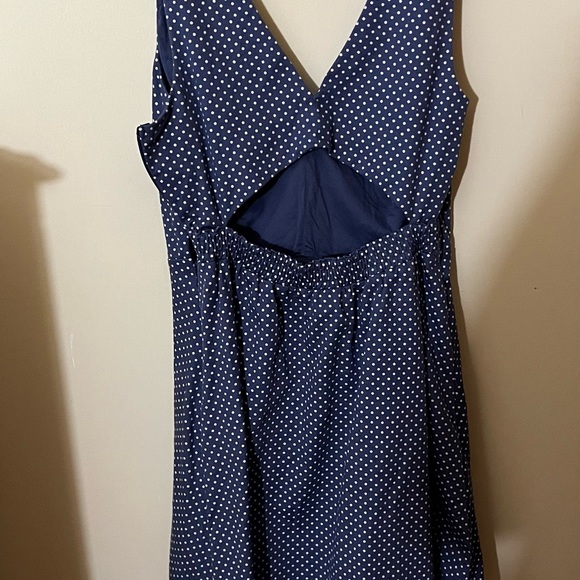 Victoria Secret Denim Blue Slingback Heels 7.5 with Matching A-line Dress/M/8. - Picture 3 of 10